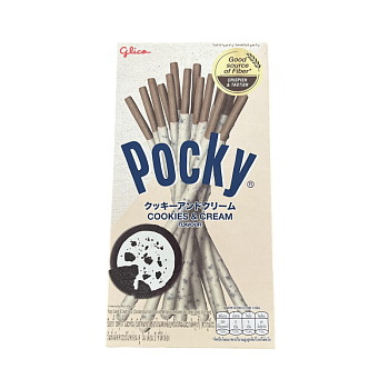 Печенье Pocky Бисквитные палочки с кремовой глазурью и кусочками печенья 45г