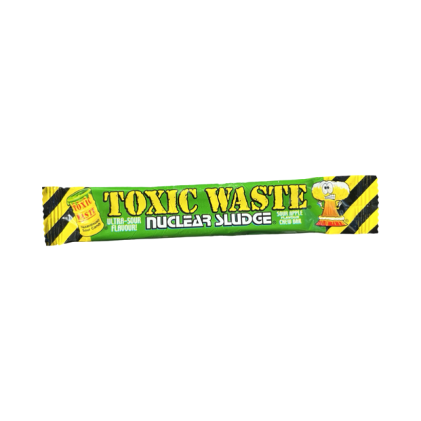Zhevatelnaya konfeta Toxic Waste Nuclear Sludge kislaya so vkusom yabloka 20g