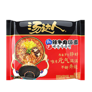 Лапша Tang Daren говядина острая 90г