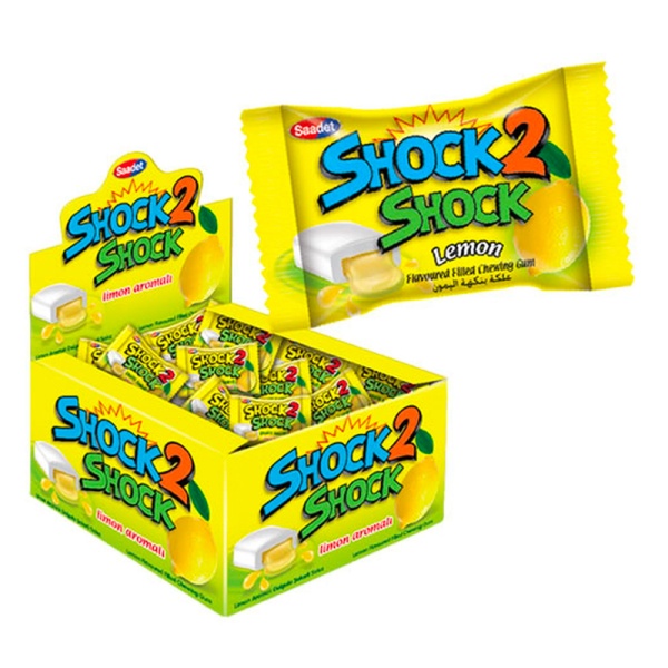 Zhevatelnaya rezinka Saadet Shock2Shock limon 4g