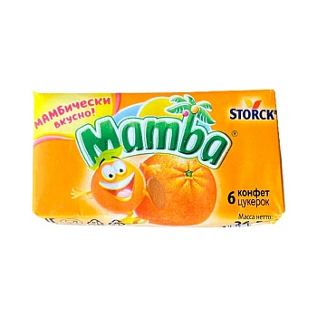 Жевательные конфеты Мамба 26,5г