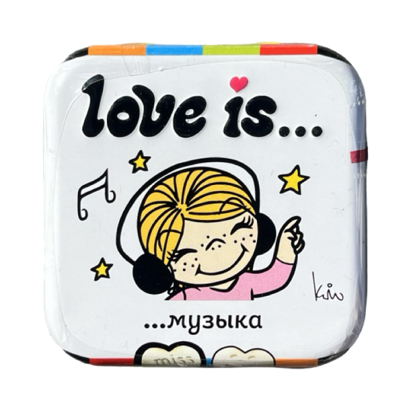 Konfety Love is osvezhayushchie v forme serdtsa so vkusom morskoy soli i limona 20g
