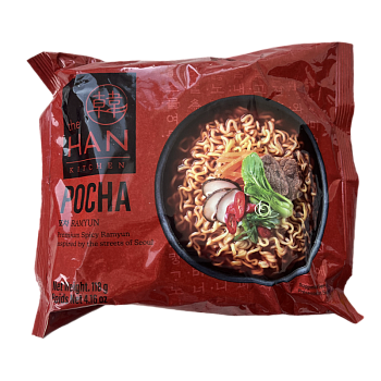 Лапша The Han Kitchen Pocha со вкусом острой говядины 118г