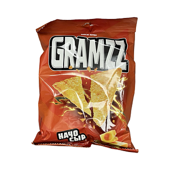 Чипсы кукурузные Gramzz сыр начо 55г