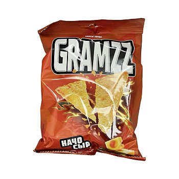 Чипсы кукурузные Gramzz сыр начо 55г