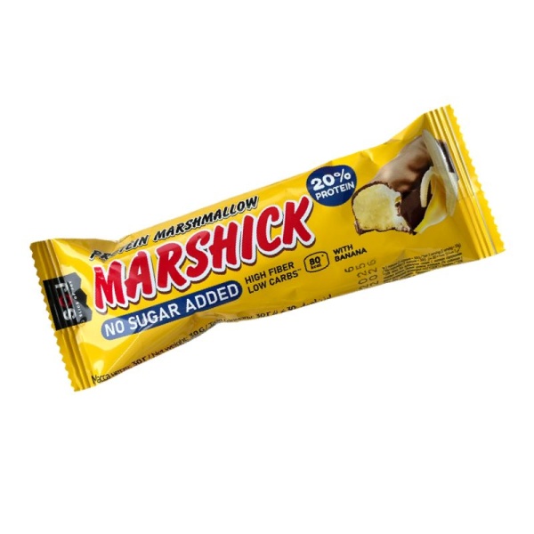 Batonchik SOJ Marshick s bananom bez dobavleniya sakhara 30g