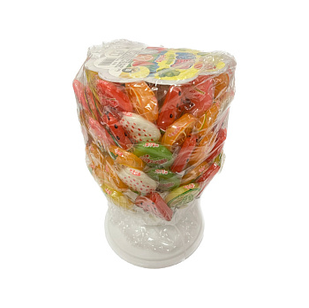 Леденцы на палочке MangGuo XiaoDi Fruits фрукты 15г