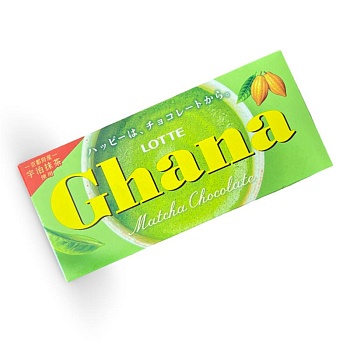 Шоколад LOTTE Ghana матча 45г