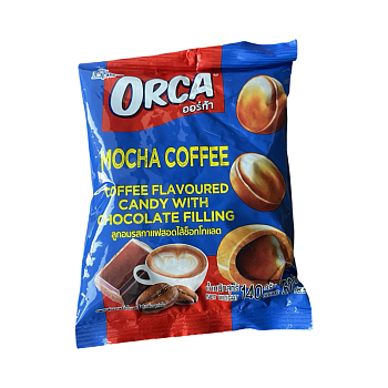 Конфета карамельная Boonprasert Mocha Coffee со вкусом кофе шоколодная начинка 140г