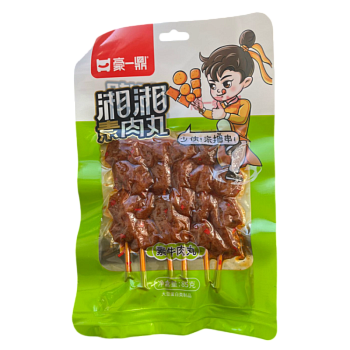 Соевое мясо Vegetarian meat skewers  вегетарианские говяжьи шарики 85г