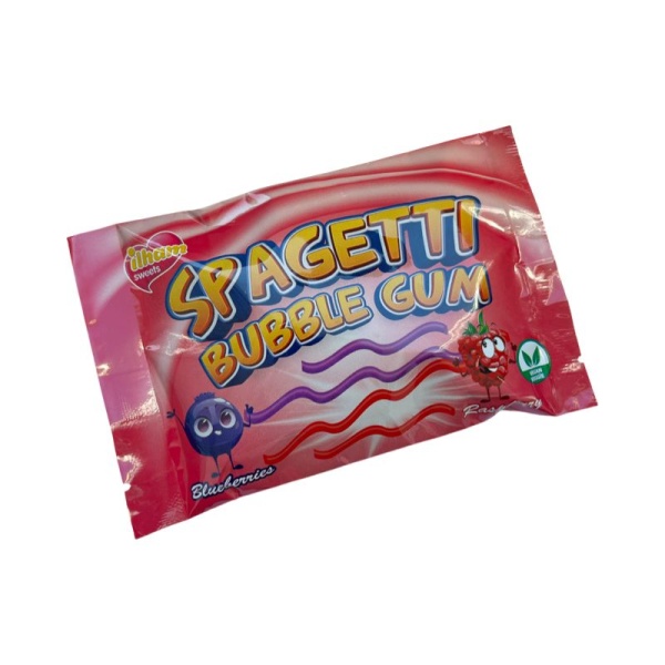 Zhevatelnaya rezinka Spagetti Blueberry&Raspberry 40g