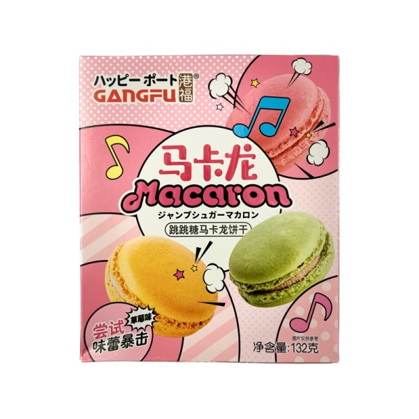 Pechene Gang-Fu Macaron s klubnichnym vkusom 132g