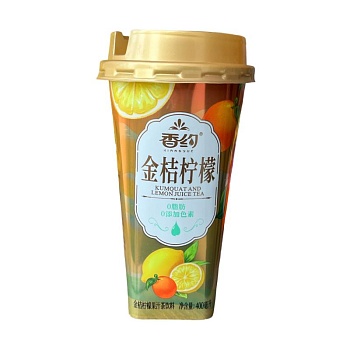 Фруктовый чай Xiangyue со вкусом куквата и лимона 400мл