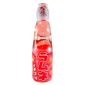 Напиток газированный Hata Kosen Ramune Рамунэ Клубника 200мл
