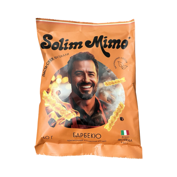 Snek Solim Mimo pshenichnyy so vkusom barbekyu 60g