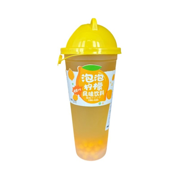 Napitok Guotingxingyu Bubble Tea s zheleynymi sharikami so vkusom limona i ananasa 620ml