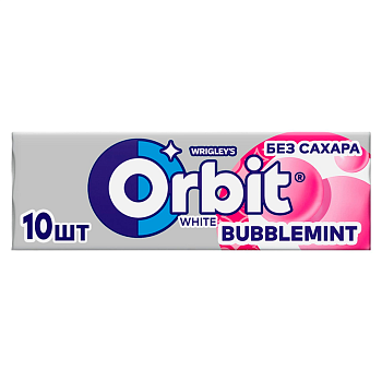 Жевательная резинка Orbit баблминт без сахара 14г