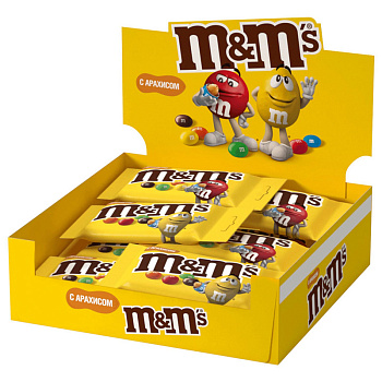 Драже M&M’s с арахисом 45г