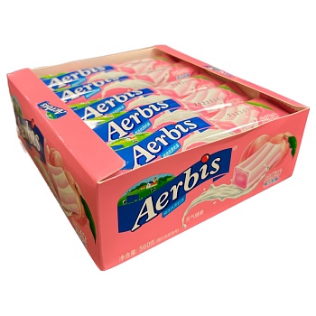 Конфеты жевательные Aerbis Персик 28г