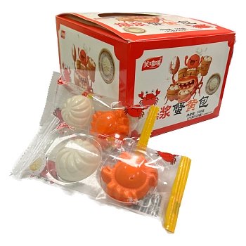Мармелад Grinning Краб с булочкой с ягодной начинкой 25г