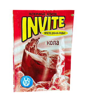 Напиток растворимый Invite кола 9г
