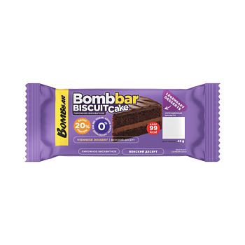 Пирожное Bombbar протеиновое со вкусом Венский десерт 45г