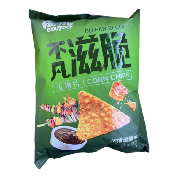 Chipsy Gouyaer kukuruznye so vkusom barbekyu 158g