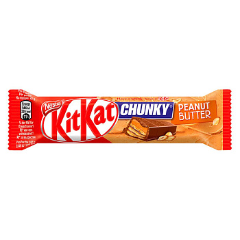 Шоколадный батончик KitKat Chunky с арахисом и сливками 42г