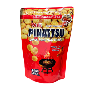 Арахис в глазури OISHI со вкусом острого кальмара на гриле 85г