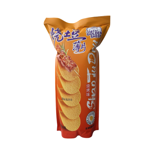 Chipsy Leqi Jin Yangyang Golden Sheep so vkusom barbekyu 33g