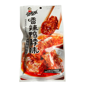 Соевое мясо Латяо Qiaolaoban острое со вкусом утиной шеи