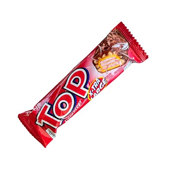 Вафли Top Wafer с воздушным рисом со вкусом клубники 38г