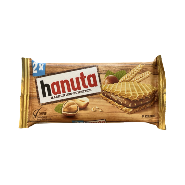 Vafli Ferrero Hanuta s shokoladno-orekhovoy nachinkoy 44g