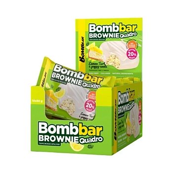 Печенье Bombbar Брауни лимонный тарт с маком 50г