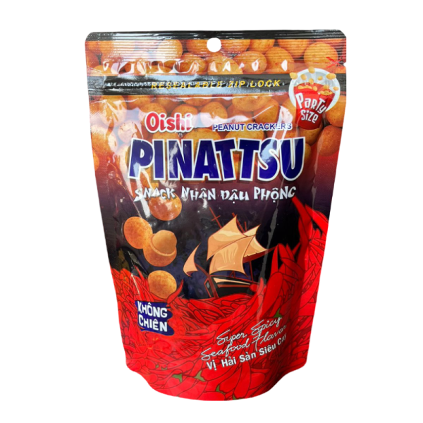 Arakhis v glazuri OISHI super ostryy so vkusom moreproduktov 85g