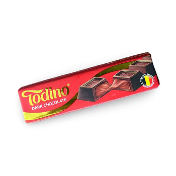 Шоколадный батончик Todino тёмный с начинкой карамель 40г