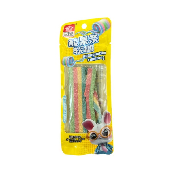 Marmeladnye lentochki Huifengyuan Blue kislye 32g