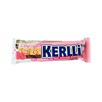 Злаковый батончик Kerlli с малиной без добавления сахара 45г
