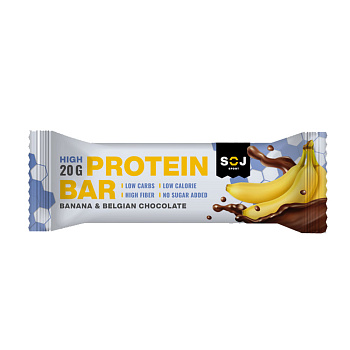 Протеиновый батончик Protein Bar с бананом в молочном шоколаде 50г