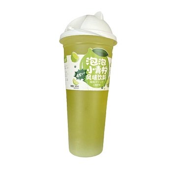 Напиток Guotingxingyu Bubble Tea с желейными шариками со вкусом лайма 620мл 
