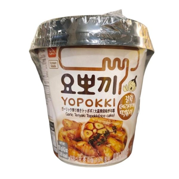 Tokpokki Yopokki Garlic Teriyaki so vkusom chesnoka i teriyaki 120g