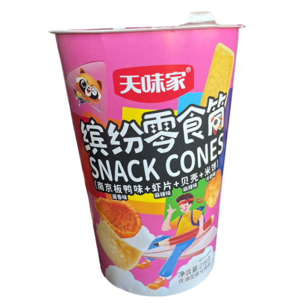 Chipsy Snack Cones asorti vkusov 238g_3