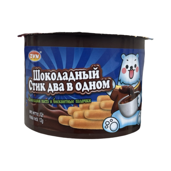 Shokoladnya pasta i biskvitnye palochki ZVN 12g