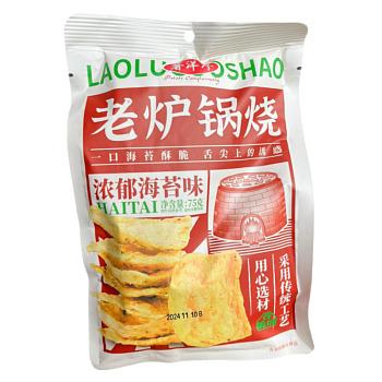 Чипсы ShuYangyang Huajiao со вкусом нори 74г