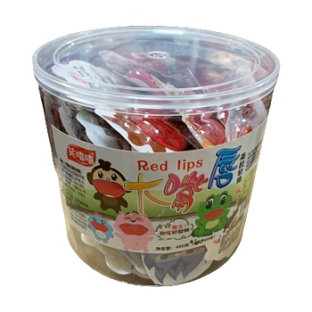 Конфеты жевательные Red Lips Фруктовые губы 8г