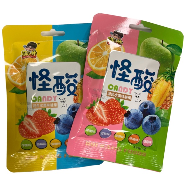 Konfety Meng Xiao Shuai Kislye fruktovyy miks 22g