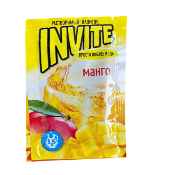 Napitok rastvorimyy Invite mango 9g