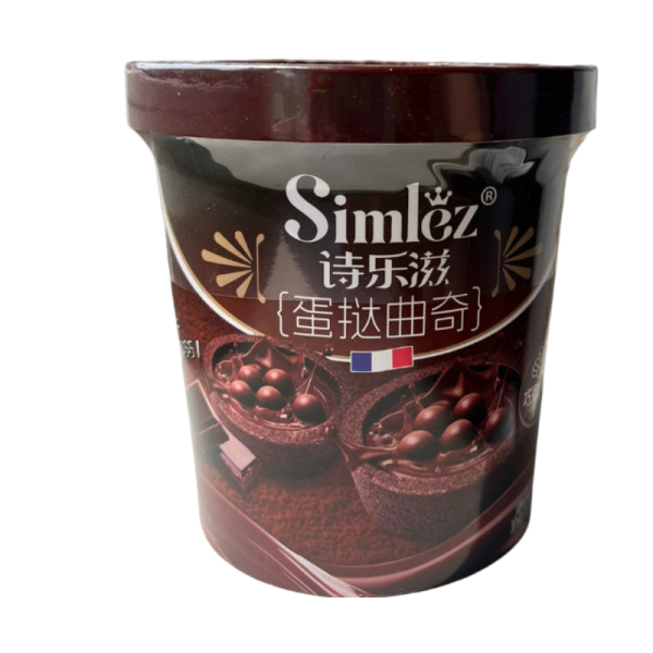 Mini-tarty Simlez s khrustyashchimi sharikami v shokoladnom souse 80g