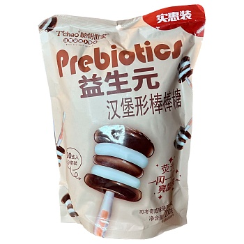 Леденцы на палочке T’Chao Prebiotics кофейные 10г