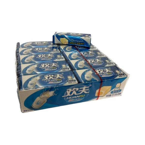 Zhevatelnaya rezinka Huanfu s nachinkoy so vkusom moloka 21,5g